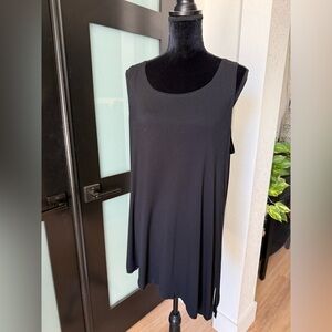 LOGO Layers asymmetrical, sleeveless Tunic - L